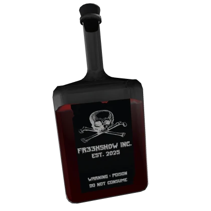 Skull Poison Bottle