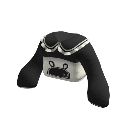 ꒰ cute black bunny sweater ♡꒱