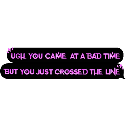 Kpop Demon Hunters Rumi ugh bad time line text