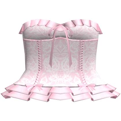 cute ruffled lace dress pink 