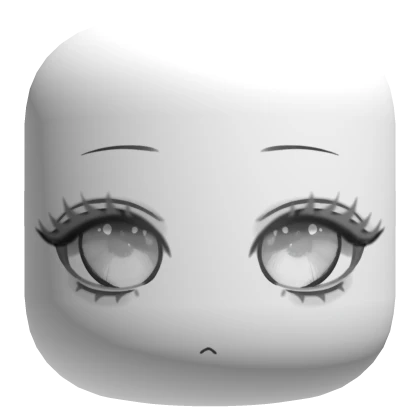 Monochrome Face with Empty Eyes