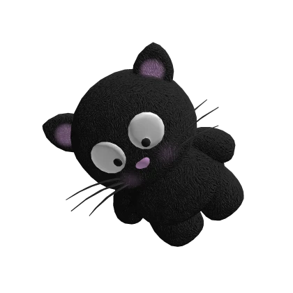 🖤 Black Cat Plushie (Holdable)
