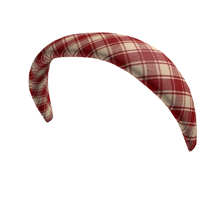 Red Plaid Headband