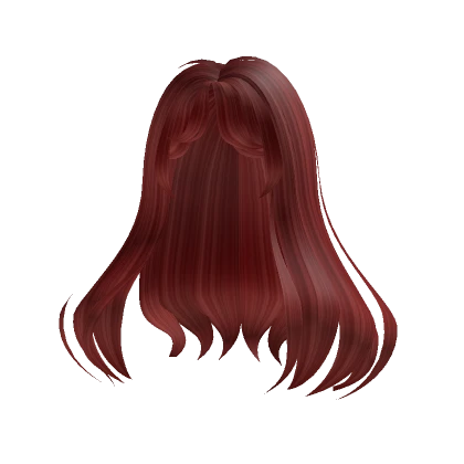 Red Fairy Core Y2K Hair