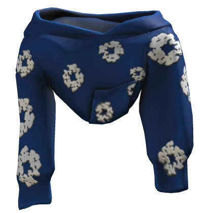[1.0] Blue Denim Tears Shoulder Hoodie