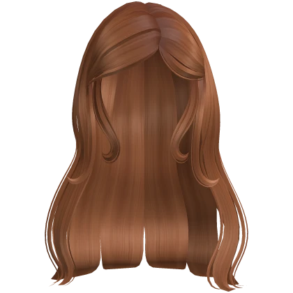 Long Framing Wavy Doll Hair in Ginger