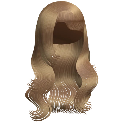 Curled N Wavy Layered Side Part in Blonde