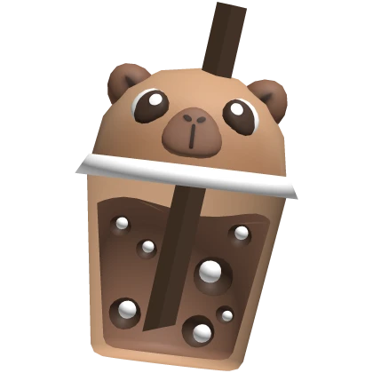 Choco Drink Boba Capybara Preppy Kawaii Trendy 