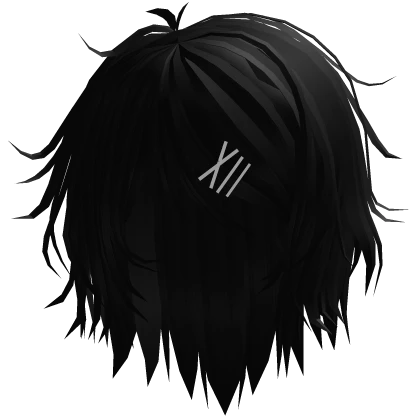 Messy Pixie Cut Anime Hairstyle in black