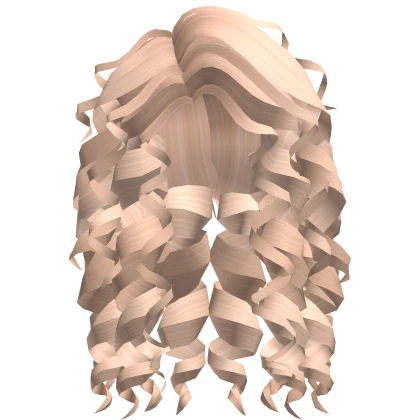 Flowy Curly Hair (Blonde)