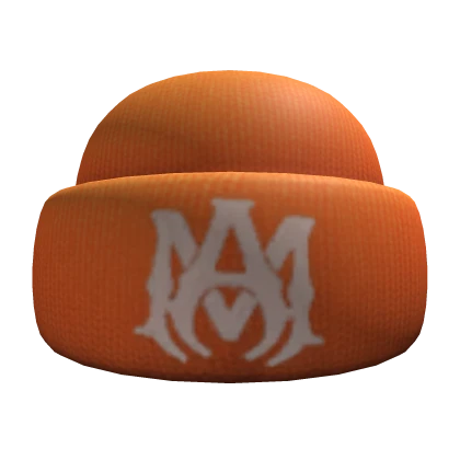 Orange AMIRI Beanie