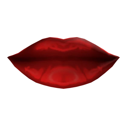 Bright Red Model Doll Lips