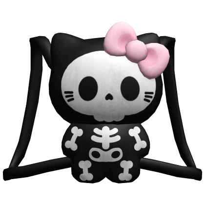 ♡ halloween skeleton kitty backpack 1.0