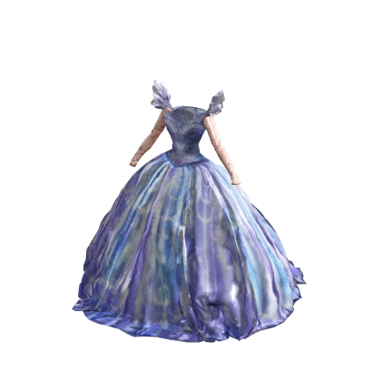 WICKED FOR GOOD: Glinda's Blue Ball Gown