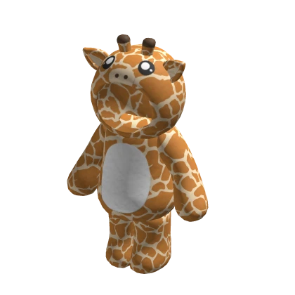 giraffe onesie plushie