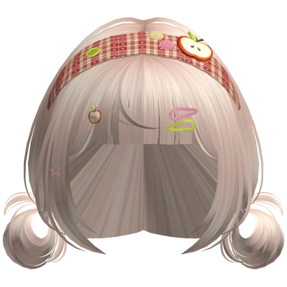 Igari Apple Messy Twin Buns (Beige)