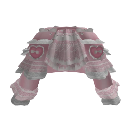 Valentines Heart Hime Rococo Dress in Pink