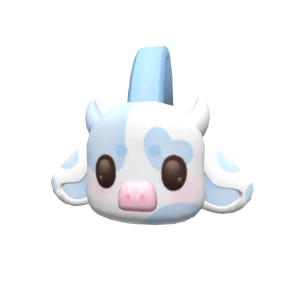 Cow Earmuffs Blue