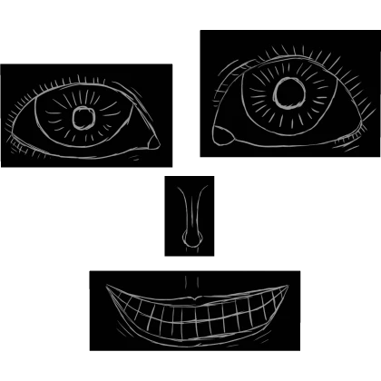 Weirdcore Sketch Face