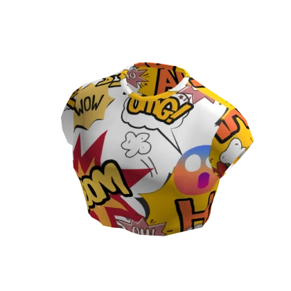 ✅Comic Graphic✅ Graffiti Crop top