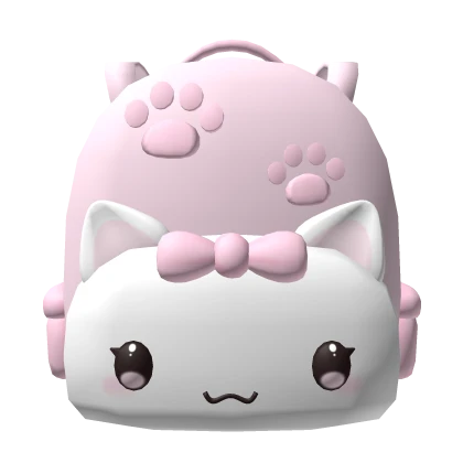♡ pink cat backpack (3.0)