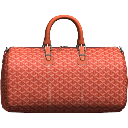Goyard Orange Boston 50 Duffle Bag