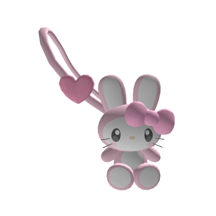 Cute Hello Kitty Bag With Rabbit Costume 🩷