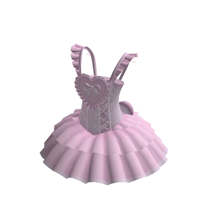 ♡ : cute ruffled lolita dress in pink