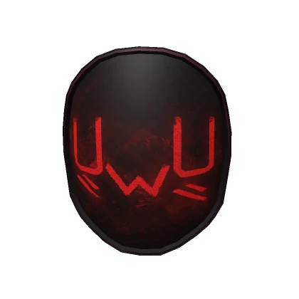 Neon UwU Mask