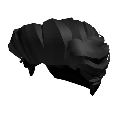 Black Suave Slicked Back Hair