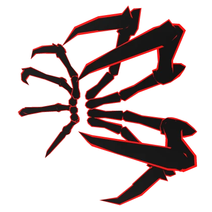 Huge Dark Red Spider Legs