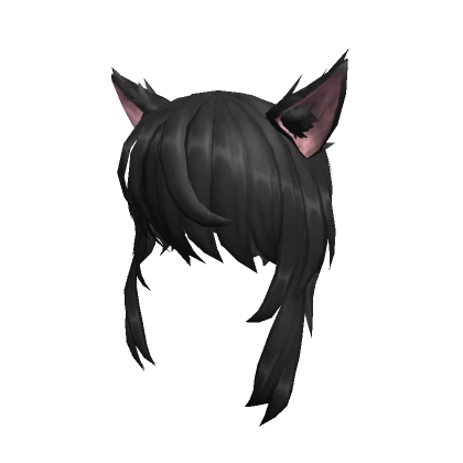 Black Anime Cat Girl Hair