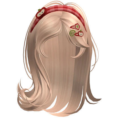 ♡ Igari Shoujo Red Apple Girl w/ Charms (Blonde) 
