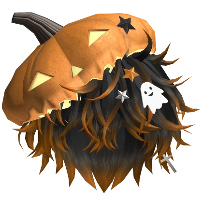 HALLOWEEN PUMPKIN HAT HAIR