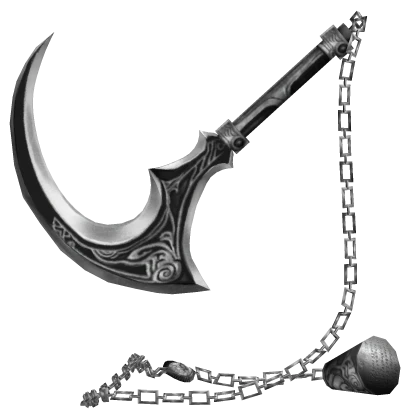Silver Gaian Esoteric Chained Skein Blade