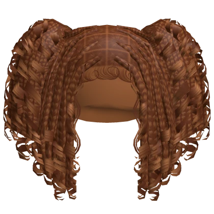 ☆ | Ginger Boho Braid Pigtails