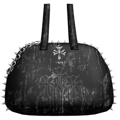 Chrome Hearts Thrifted Emo Bag - Black 