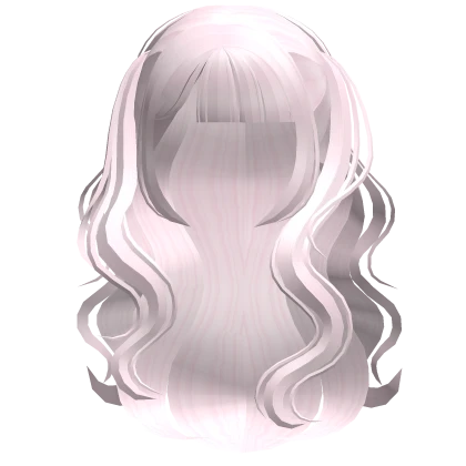 ♡ : pretty curly hair with pigtails in pink