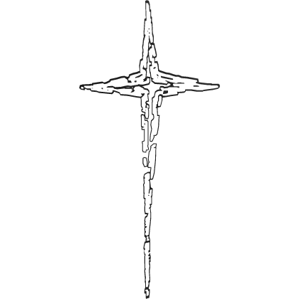 White Grunge Cross