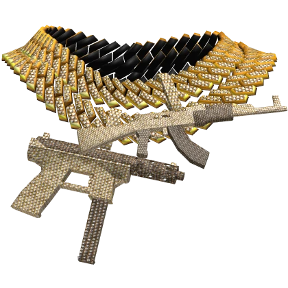4.0 Iced Out Stacked Toy Chain 