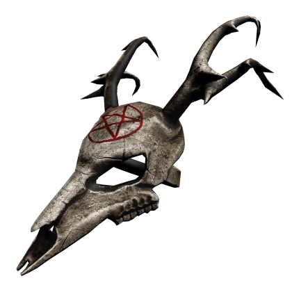 Wendigo Pentagram Skull Mask