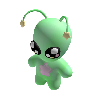 ♡ Galactic cute green alien plushie ♡ holdable