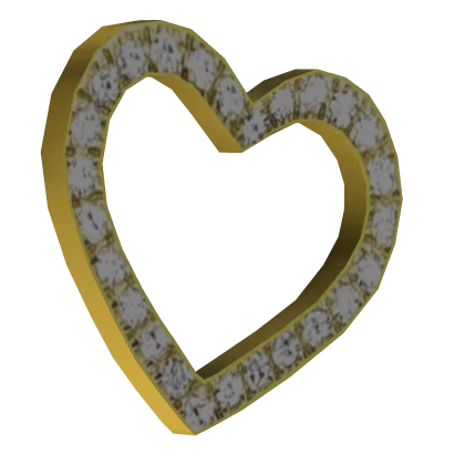 Dermal Under-Eye Heart Piercing [Gold]