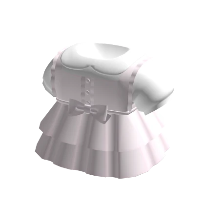 ♡꒰ collared shirt w/ pink babydoll ruffled dress