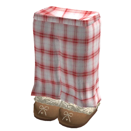 Christmas Pants Fluffy Slippers