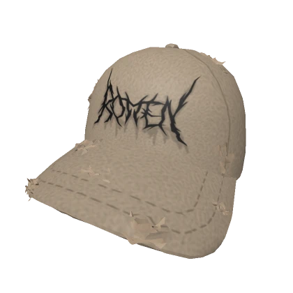 Rotten Distressed Cap Beige