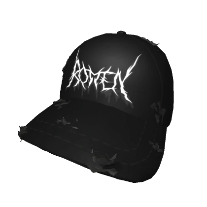 Rotten Distressed Cap Black