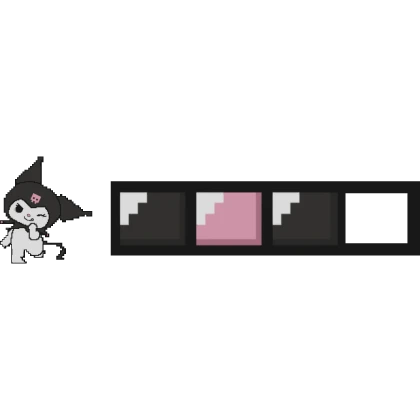 Kuromi 8-Bit Hp Health Bar