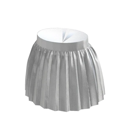 School aesthetic white skirt