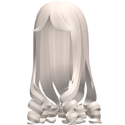 🤍 long n pretty dollette curls platinum blonde